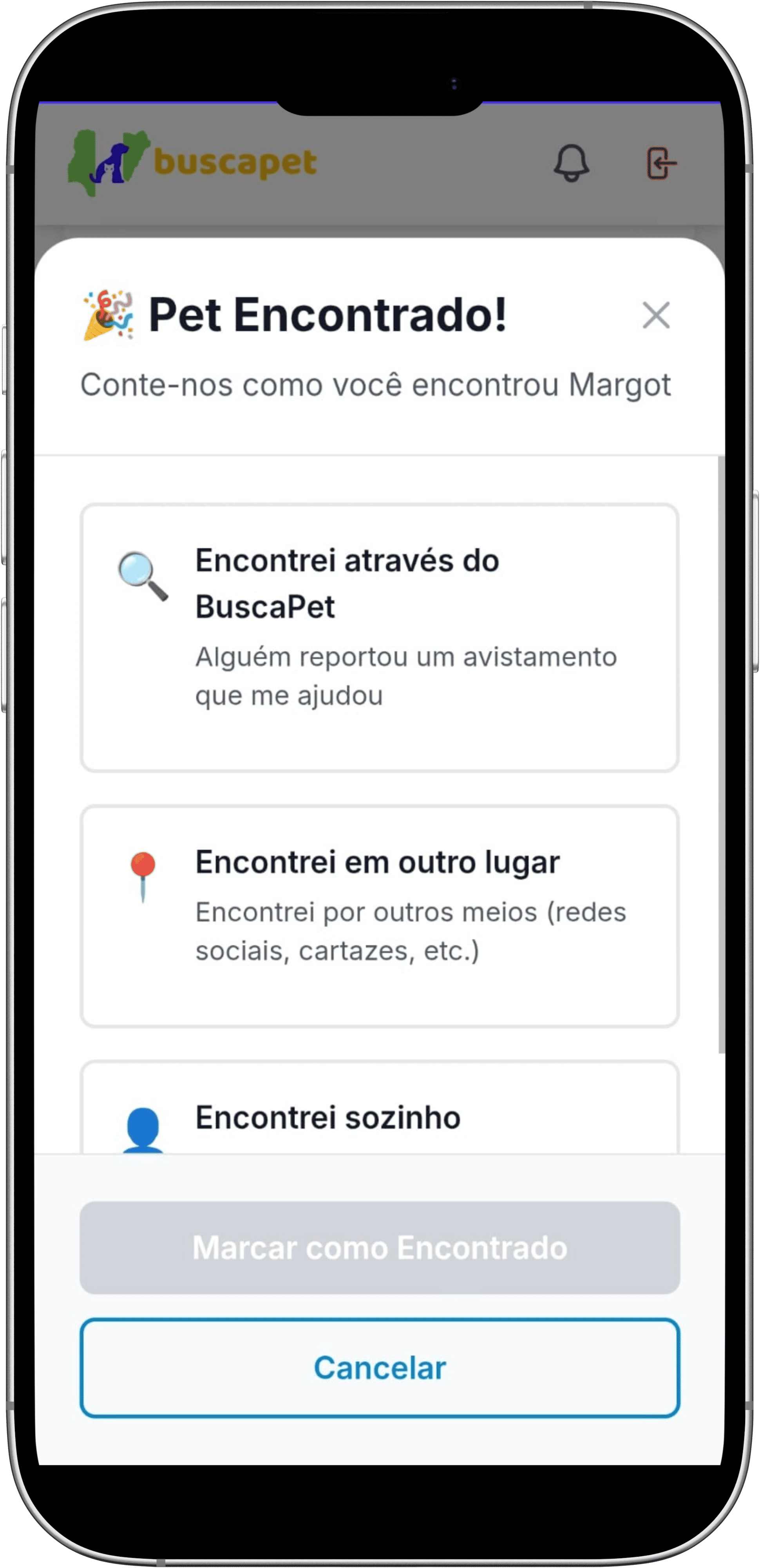 Pet encontrado